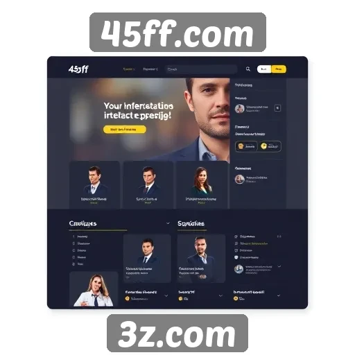Interface do usuário no 45ff.com é intuitiva